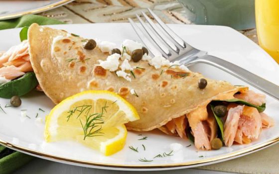 Salmon Crepes Recipe 